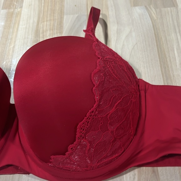 Torrid Curve bra red padded push-up women’s 44B adjustable straps - Picture 15 of 15